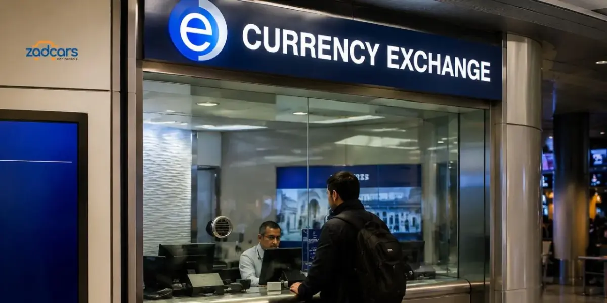 JFK Airport Currency Exchange Counters and ATMs