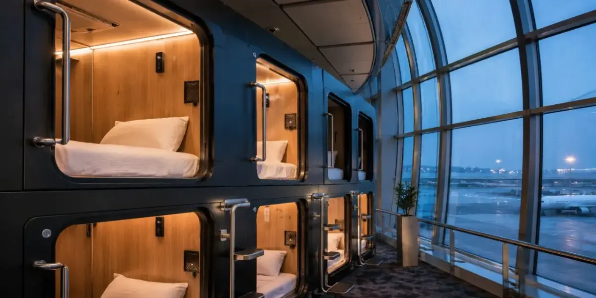 Frankfurt Airport Sleeping Pods