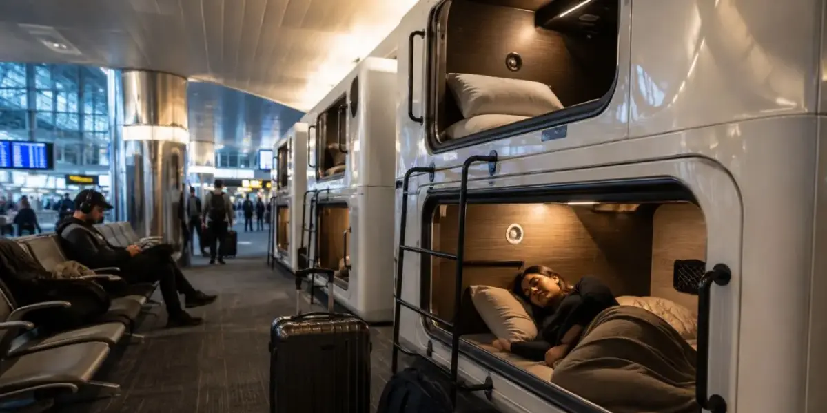 JFK Airport Sleeping Pods: Availability, Locations, Best Alternatives and Tips
