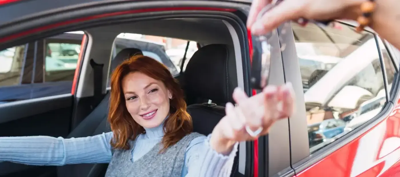 pick up a rental car early