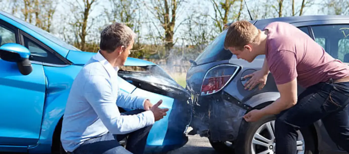 crash a rental car