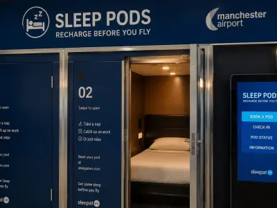 Manchester Airport Sleeping Pods for Long Layovers and Early Flights