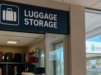 San Diego Airport Luggage Storage: Off-airport Companies, Prices, and Coverage